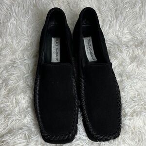 Dolce & Gabbana Elegant Black Slip-On Loafers